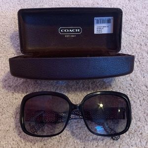 Black coach Scarlett sunglasses